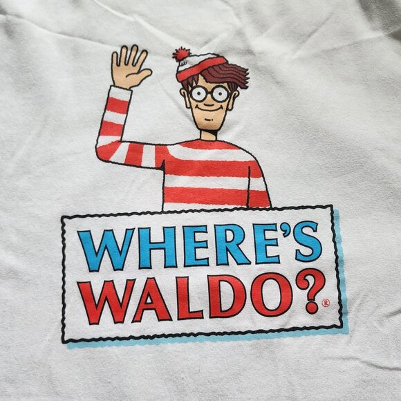 EUC, Men's, "Where's Waldo", Long Sleeved Shirt - Picture 5 of 7